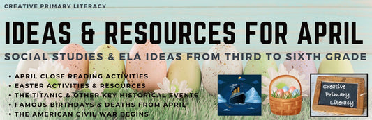 Ideas & Resources for April | 3rd to 6th Grade