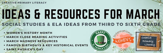 Ideas & Resources for March | 3rd to 6th Grade