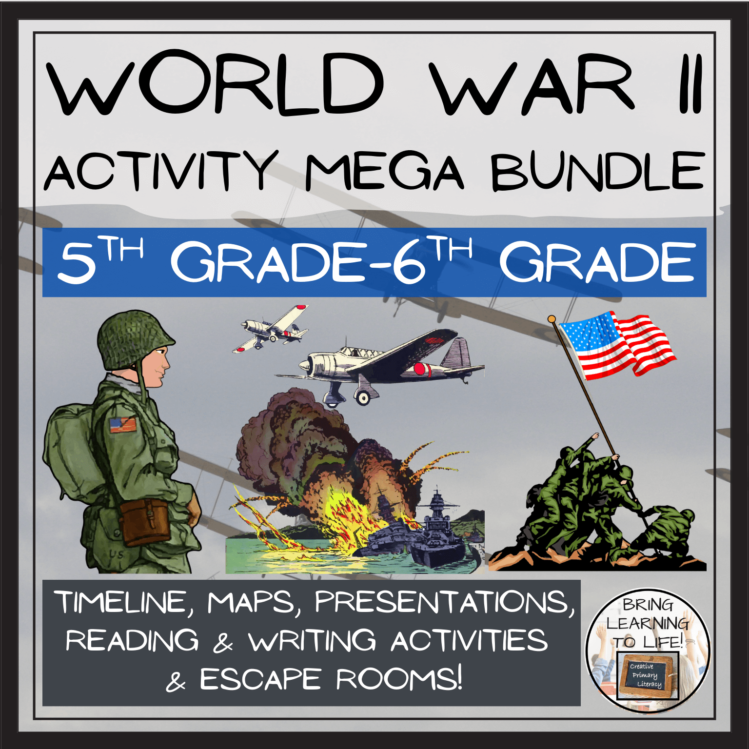 World War II Activities Mega Bundle for 5th & 6th Grade – Creative ...