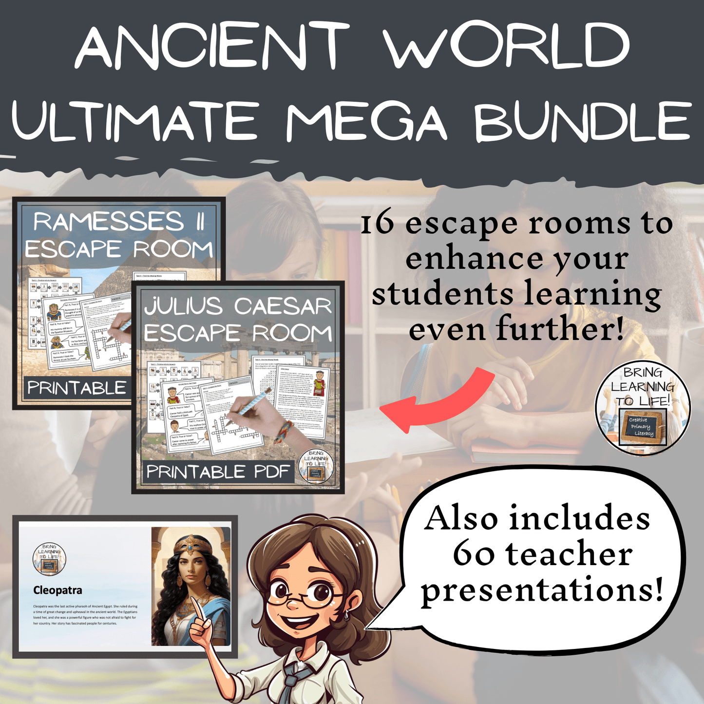 Ancient History Social Studies Ultimate Mega Bundle | 3rd-4th Grade