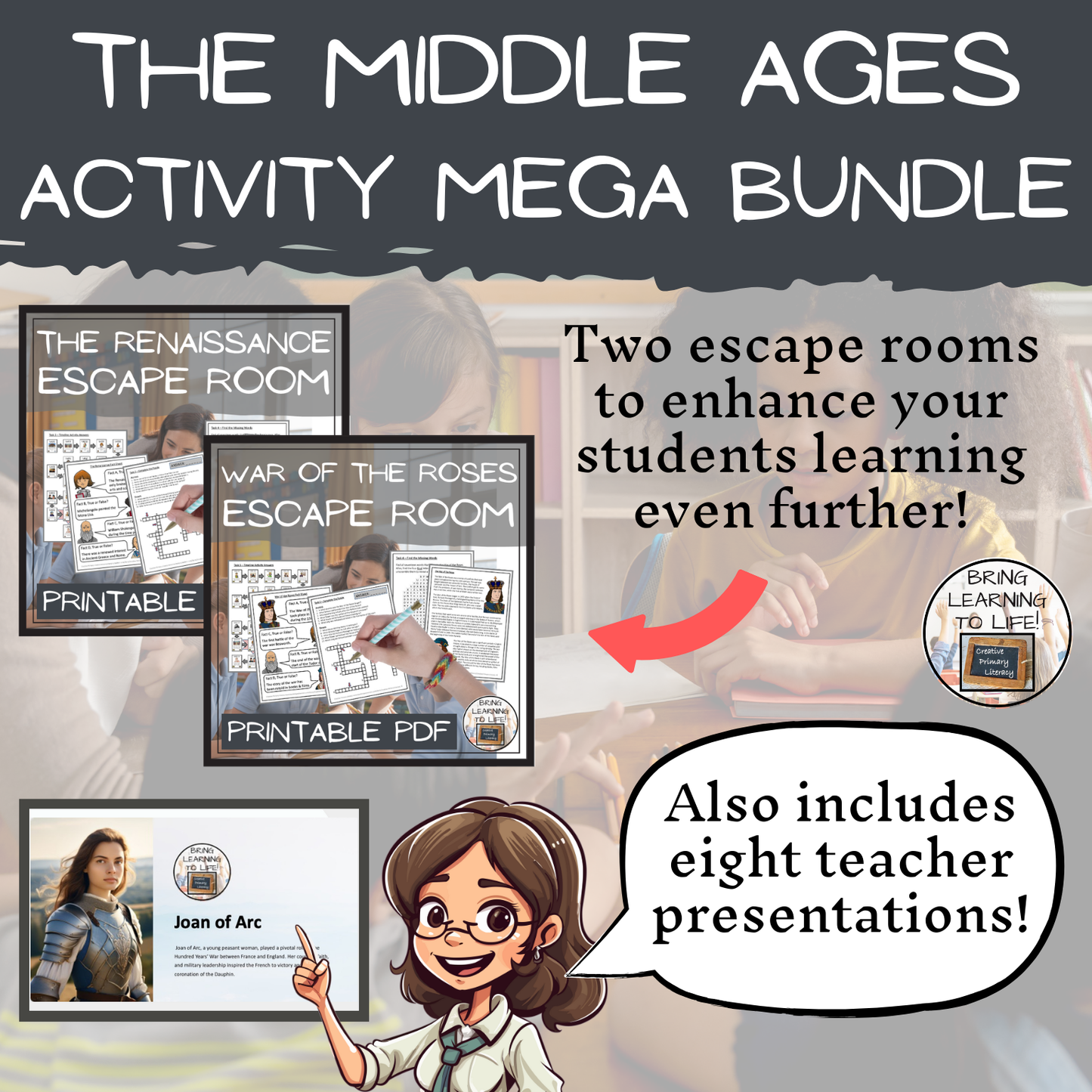 Middle Ages Mega Bundle of Activities | 5th Grade & 6th Grade