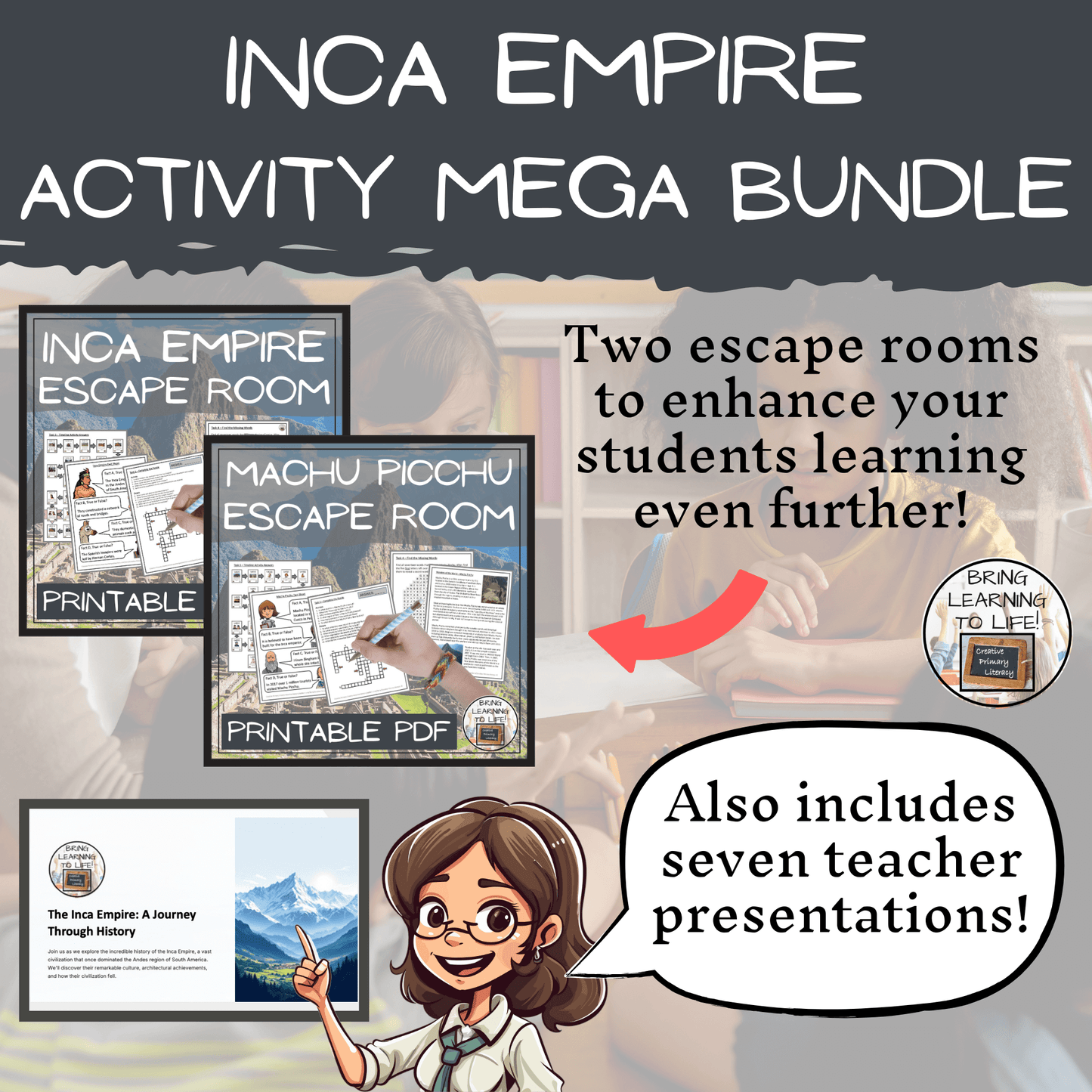 Inca Empire Mega Bundle of Activities | 5th Grade & 6th Grade