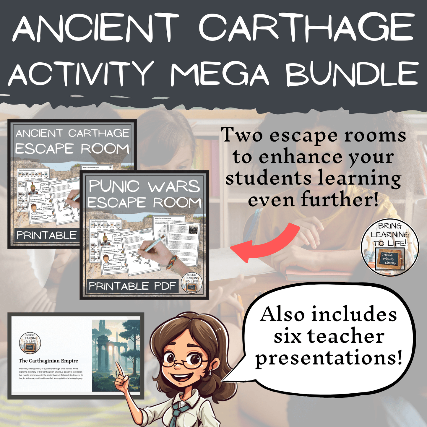 Carthaginian Empire Mega Bundle of Activities | 5th Grade & 6th Grade