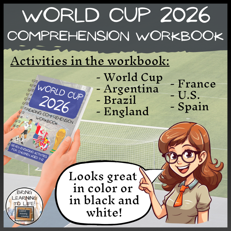 World Cup 2026 Reading Comprehension Workbook | 5th-6th Grade