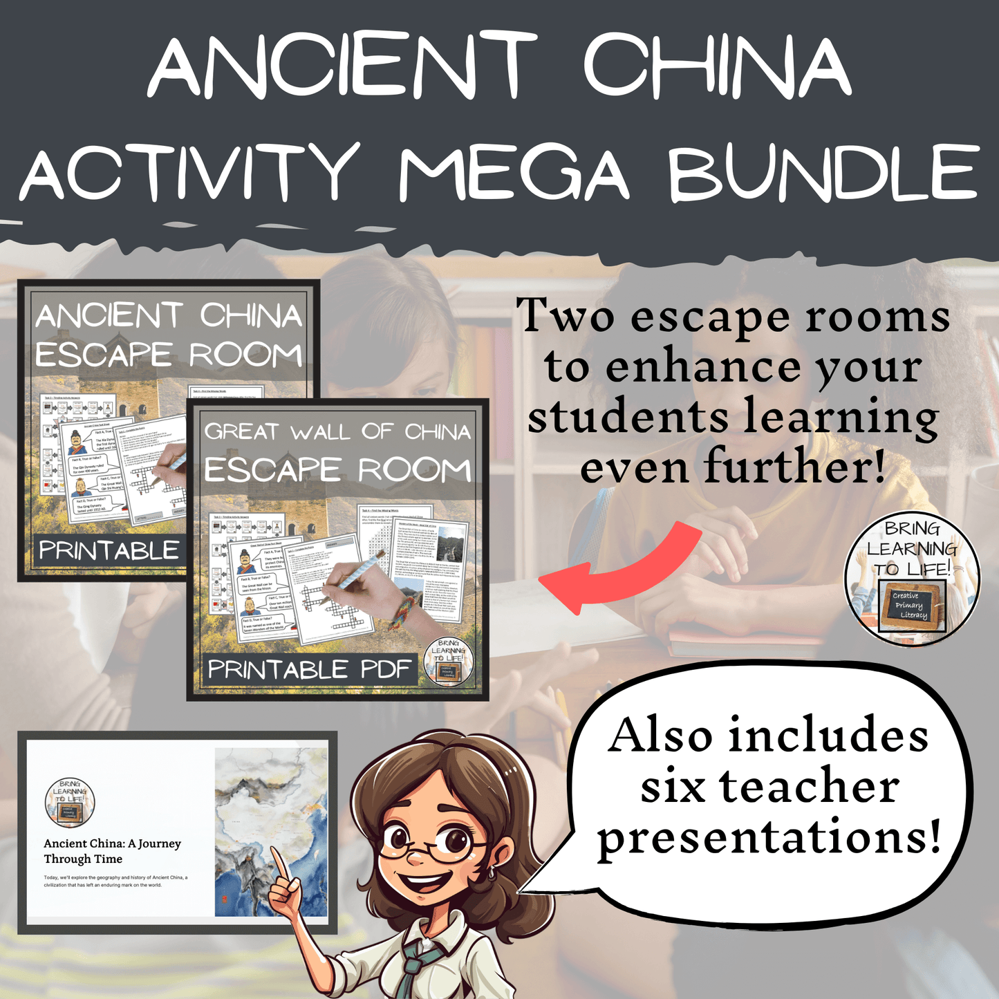 Ancient China Mega Bundle of Activities | 5th Grade & 6th Grade
