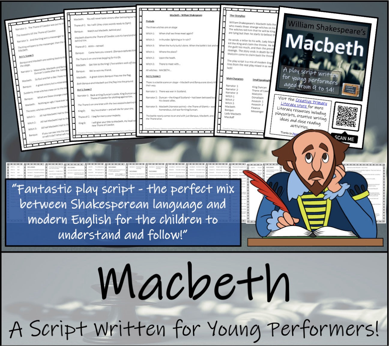 Four Shakespeare Plays | Hamlet, Midsummer Night's Dream, Macbeth & Richard III