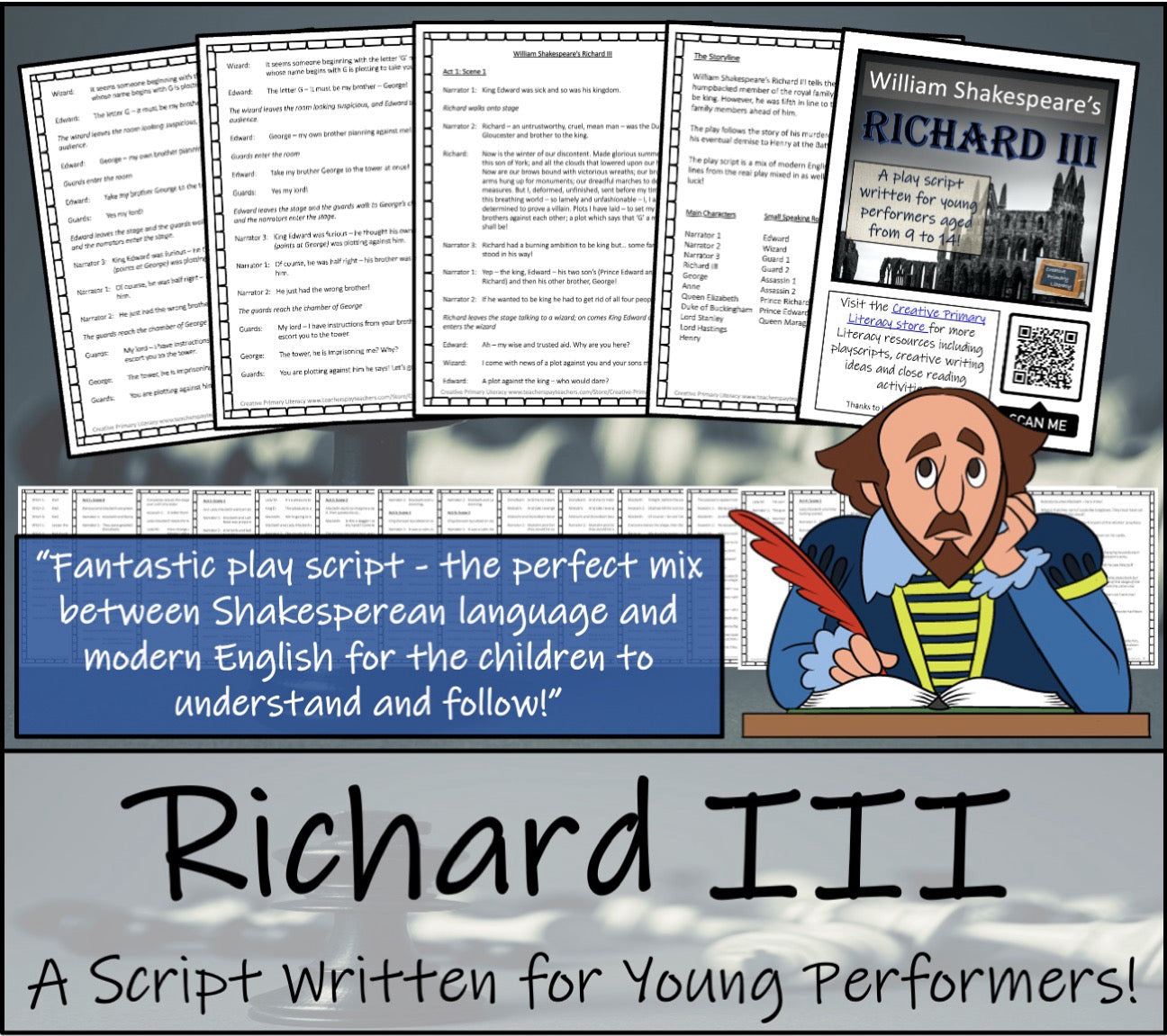 Four Shakespeare Plays | Hamlet, Midsummer Night's Dream, Macbeth & Richard III