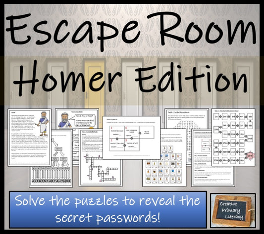 Homer of Ancient Greece Escape Room Activity