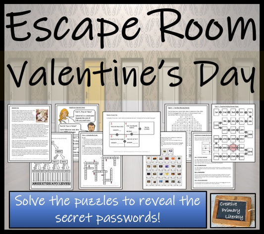 Valentine's Day Escape Room Activity