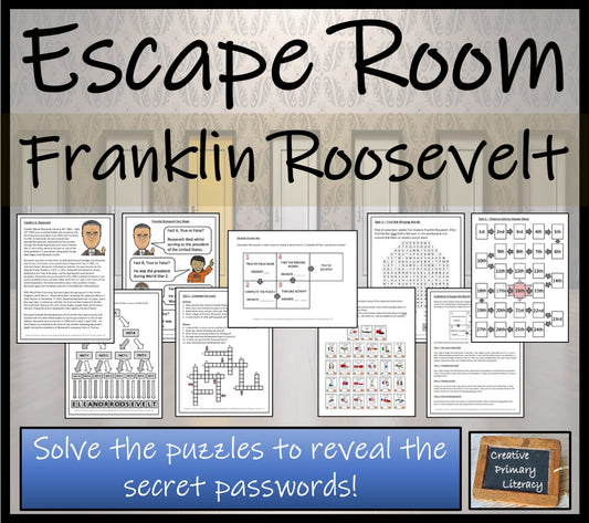 Franklin Roosevelt Escape Room Activity