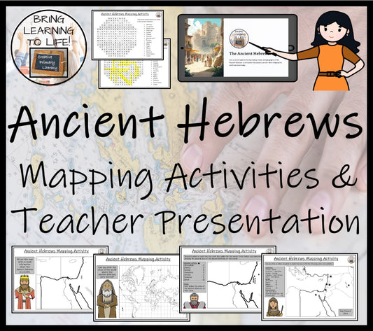 Ancient Hebrews Map Activities and Presentation