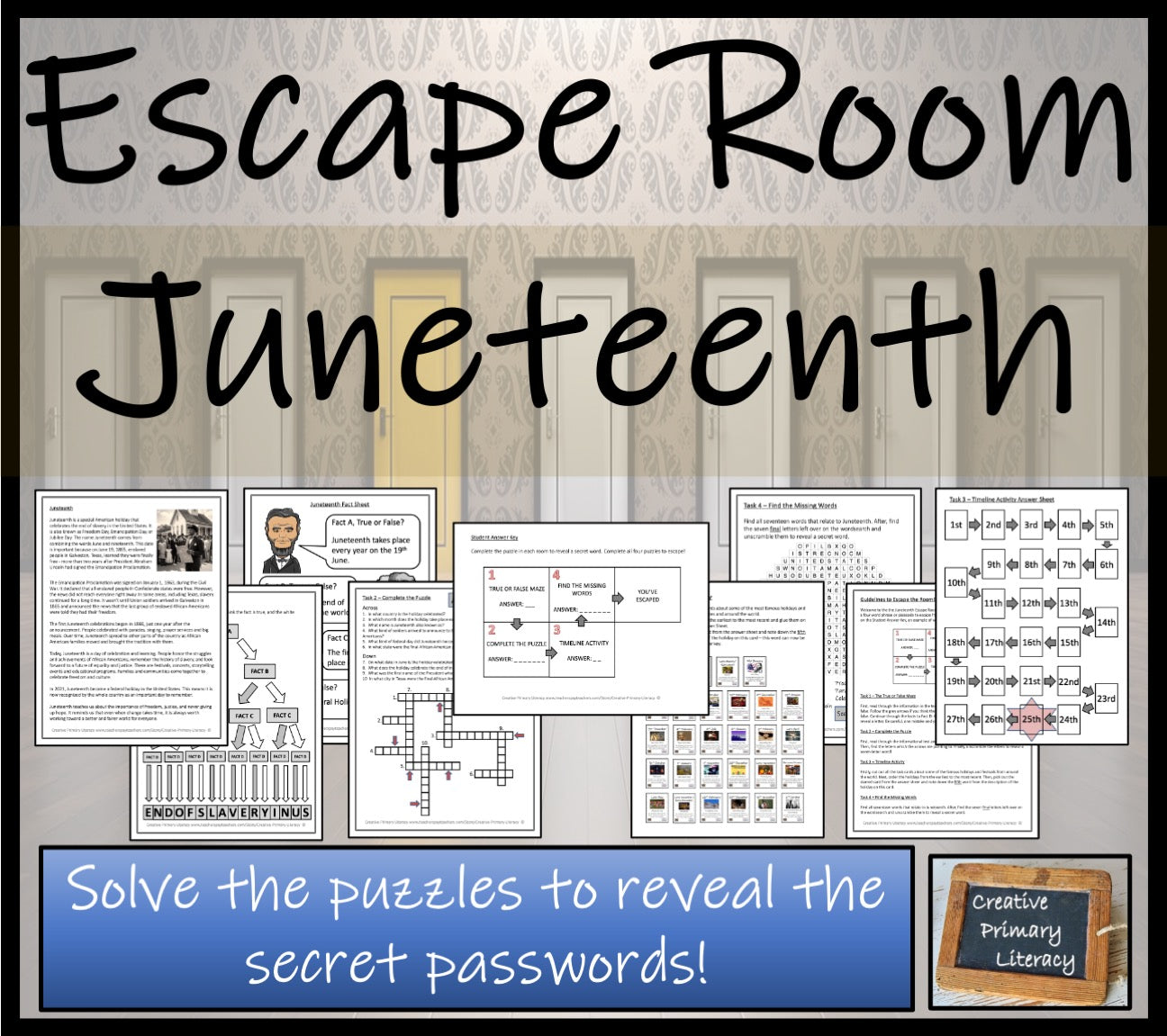 Juneteenth Escape Room Activity