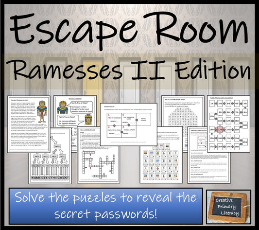 Ramesses II Escape Room Activity