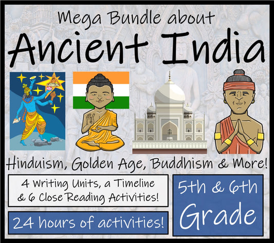 Ancient India Mega Bundle of Activities | 5th Grade & 6th Grade