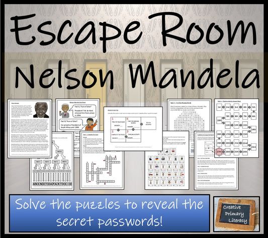 Nelson Mandela Escape Room Activity
