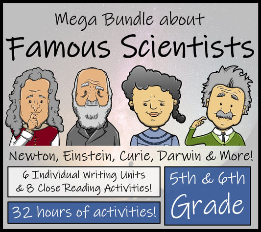 Famous Scientists Mega Bundle of Activities | 5th Grade & 6th Grade
