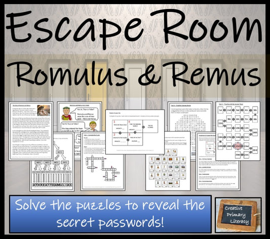 Romulus and Remus Escape Room Activity