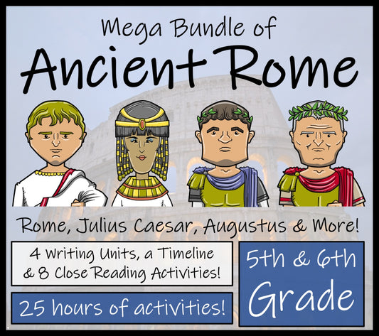 Ancient Rome Mega Bundle of Activities | 5th Grade & 6th Grade