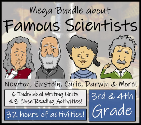 Famous Scientists Mega Bundle of Activities | 3rd Grade & 4th Grade
