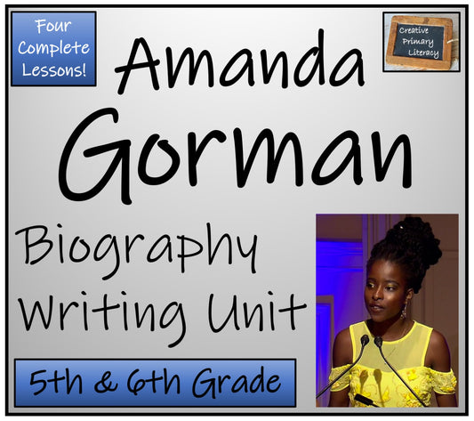 Amanda Gorman Biography Writing Activity | 5th Grade & 6th Grade