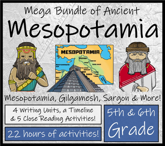 Ancient Mesopotamia Mega Bundle of Activities | 5th Grade & 6th Grade