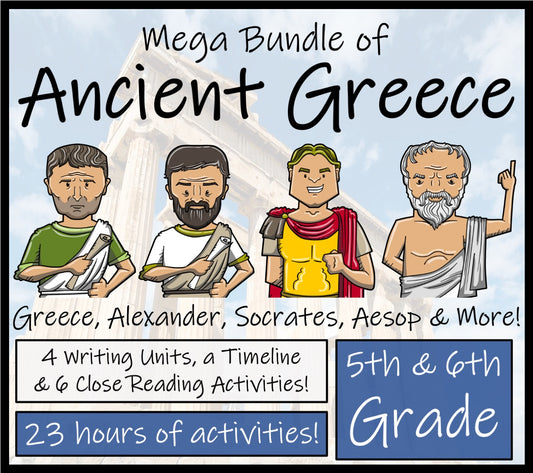 Ancient Greece Mega Bundle of Activities | 5th Grade & 6th Grade