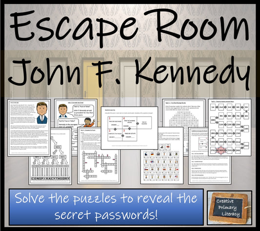 John F. Kennedy Escape Room Activity