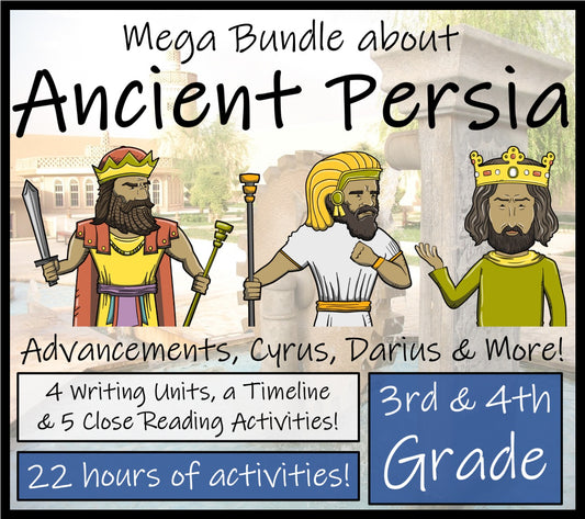 Ancient Persia Mega Bundle of Activities | 3rd Grade & 4th Grade