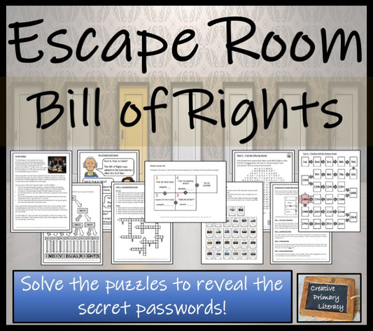 Bill of Rights Escape Room Activity