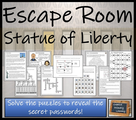Statue of Liberty Escape Room Activity