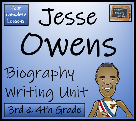 Jesse Owens Biography Writing Unit | 3rd Grade & 4th Grade