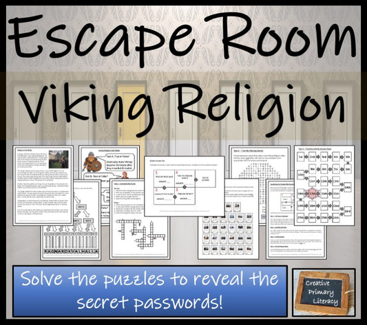 Viking Religion Escape Room Activity