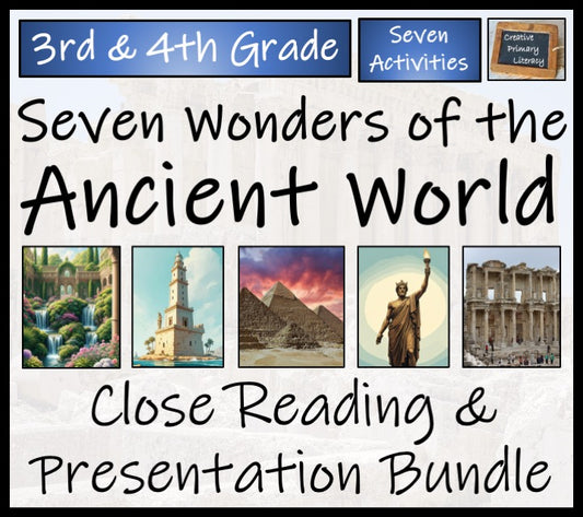 Seven Wonders of the Ancient World Close Reading Bundle | 3rd Grade & 4th Grade