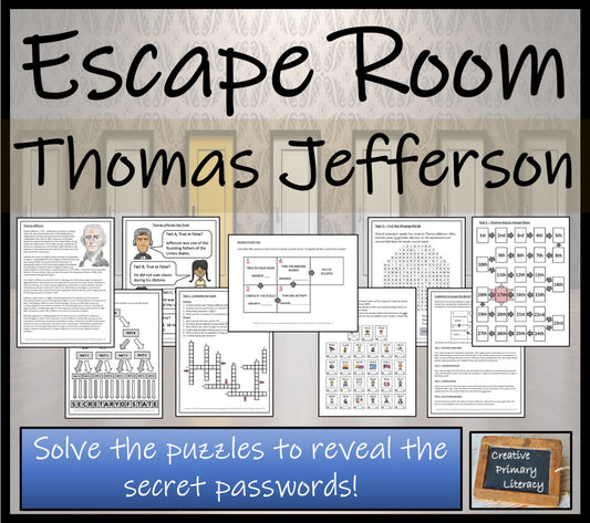 Thomas Jefferson Escape Room Activity