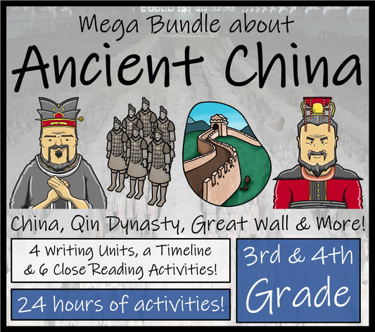 Ancient China Mega Bundle of Activities | 3rd Grade & 4th Grade