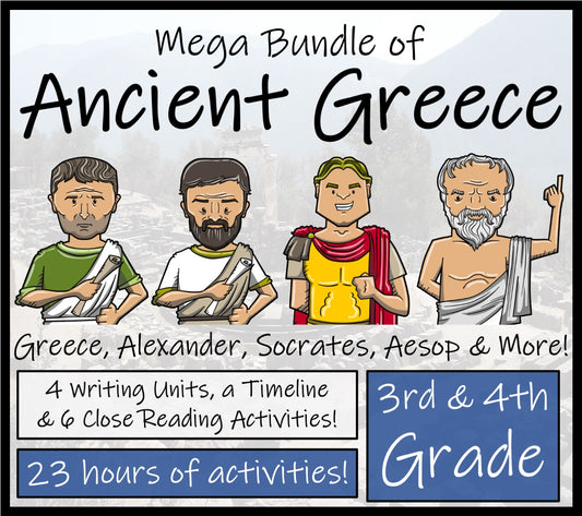 Ancient Greece Mega Bundle of Activities | 3rd Grade & 4th Grade