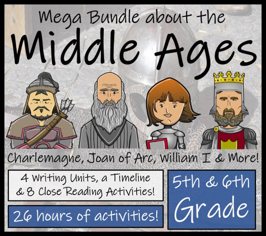 Middle Ages Mega Bundle of Activities | 5th Grade & 6th Grade