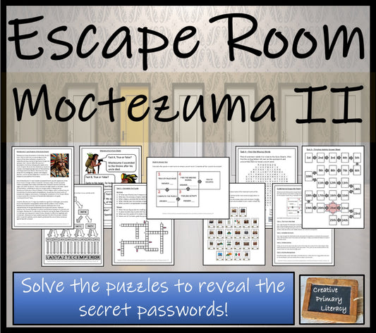 Moctezuma II Escape Room Activity