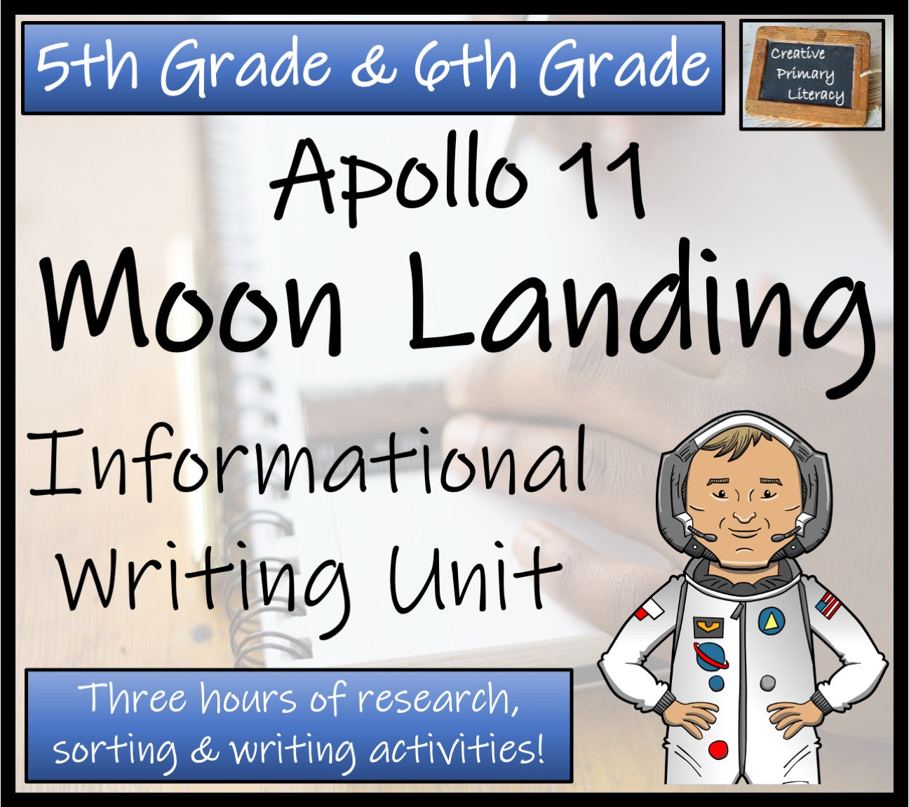 Moon Landing Informational Writing Unit | 5th Grade & 6th Grade