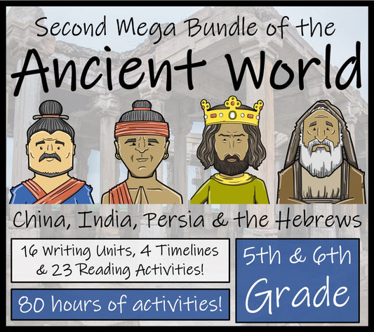 Ancient History Mega Bundle Volume 2 | 5th & 6th Grade | 80 hours of Activities