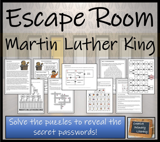 Martin Luther King Escape Room Activity