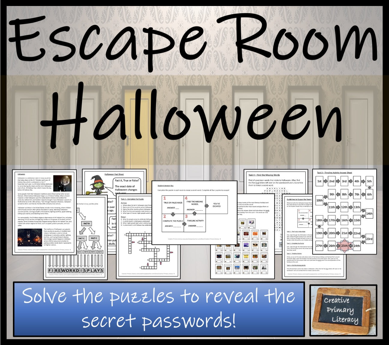 Halloween Escape Room Activity