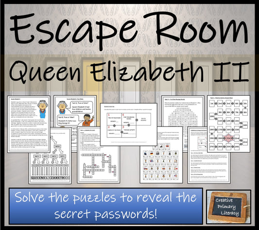 Queen Elizabeth II Escape Room Activity