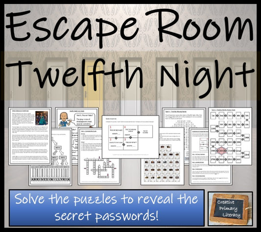 Twelfth Night Escape Room Activity