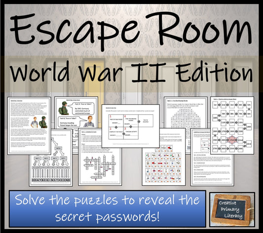 World War II Escape Room Activity