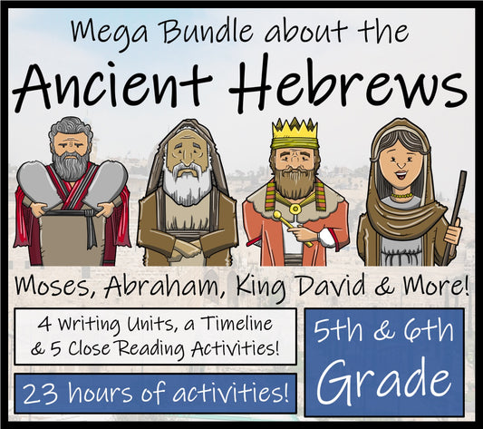 Ancient Hebrews Mega Bundle of Activities | 5th Grade & 6th Grade