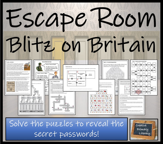 Blitz on Britain Escape Room Activity