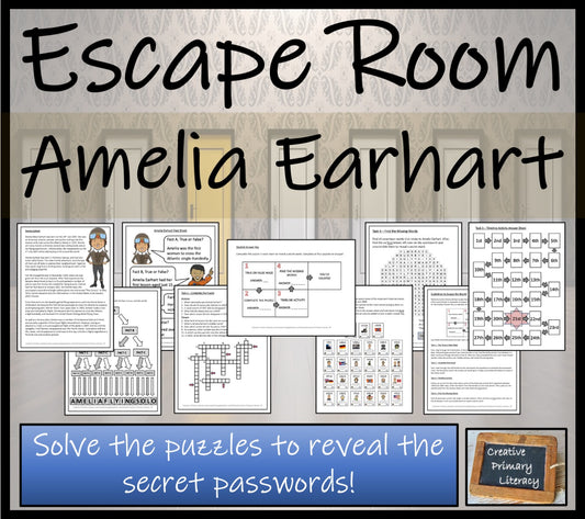 Amelia Earhart Escape Room Activity