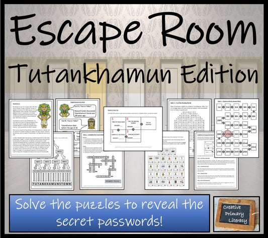 Tutankhamun Escape Room Activity