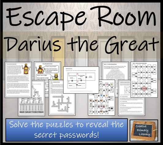 Darius the Great Escape Room Activity